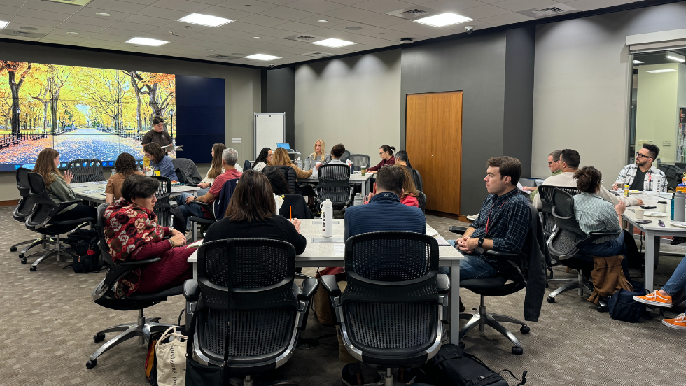 Photo of educators in a professional development training