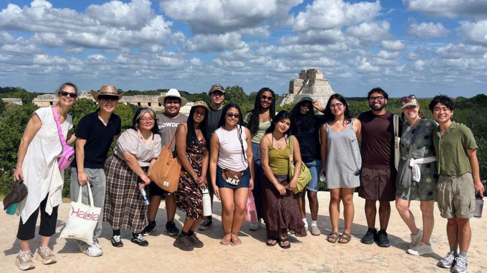 Students and faculty in Merida Mexico